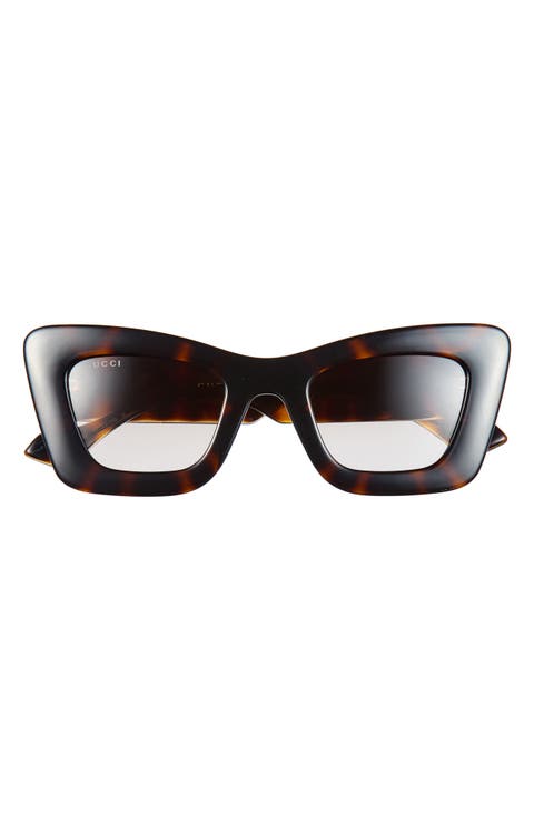 49mm Cat Eye Sunglasses