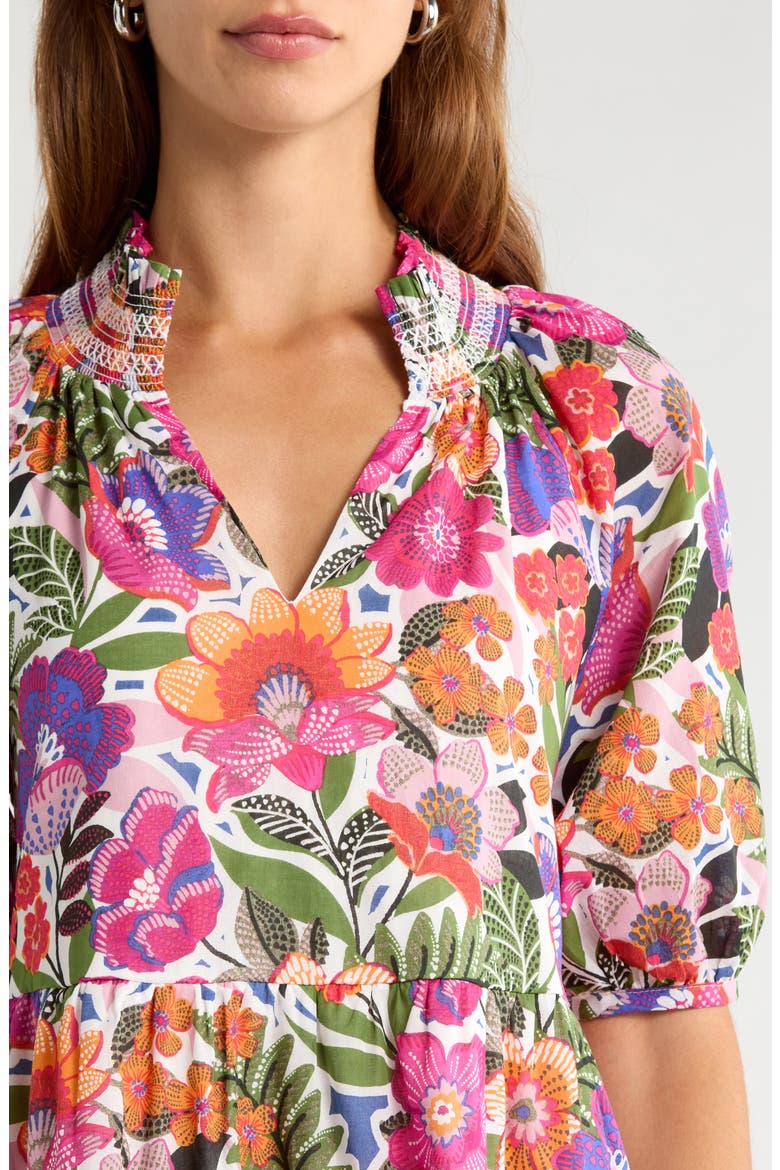 Rendal Floral Babydoll Dress, Alternate, color, FLORAL-MULTI