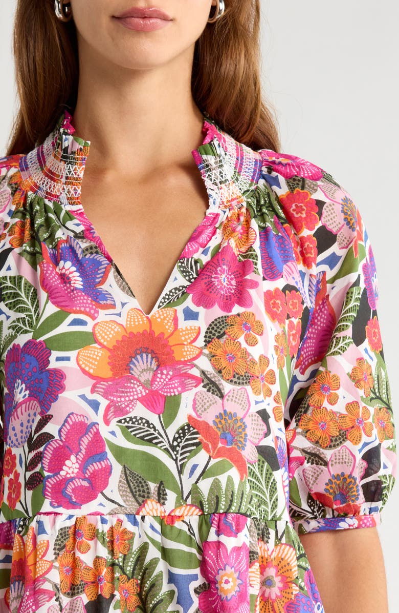 SUGARLIPS Rendal Floral Babydoll Dress, Alternate, color, Floral-Multi