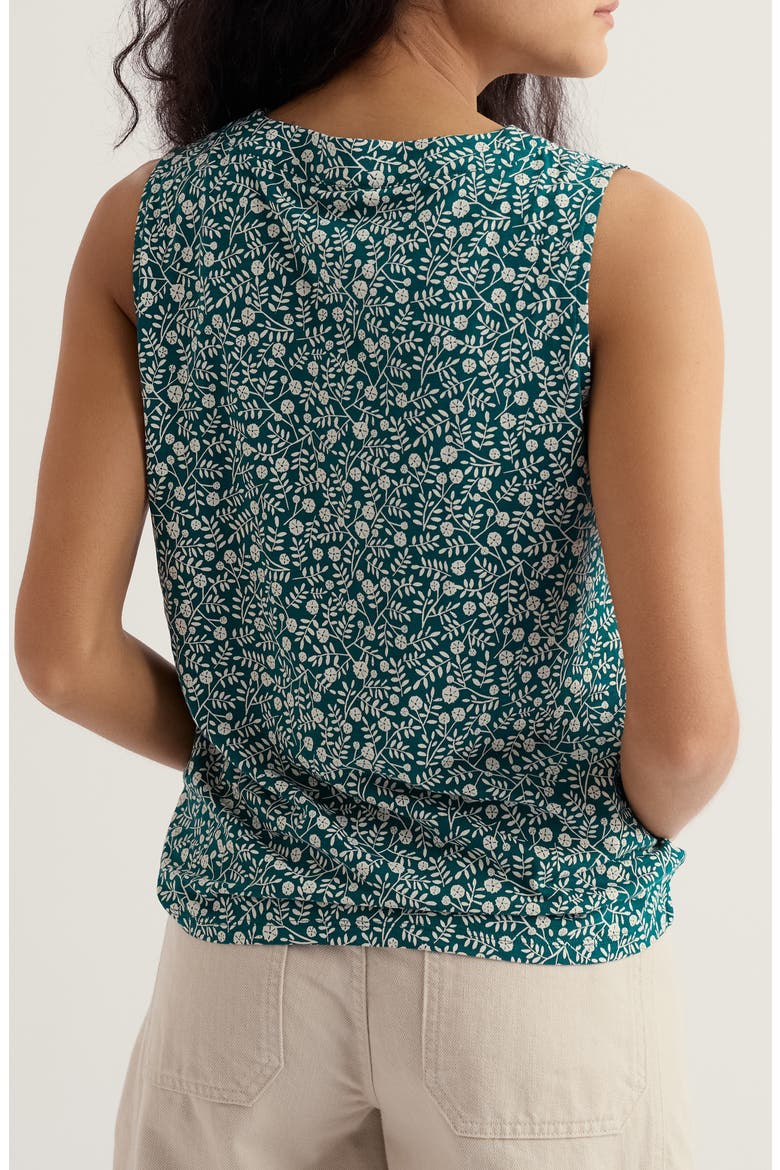 Achilla Floral Tank, Alternate, color, FOLKY MARIGOLDS DARK WRECKAGE