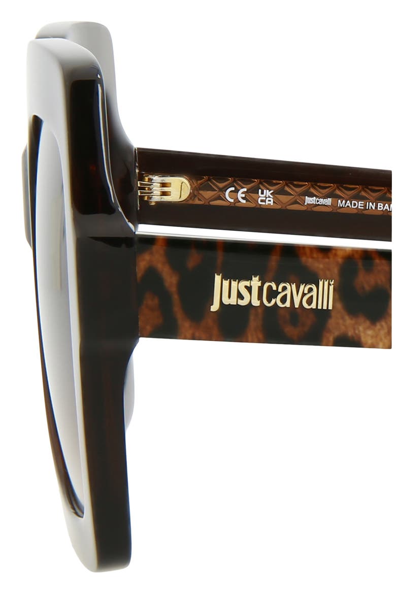 53mm Square Sunglasses, Alternate, color, BROWN BROWN BROWN