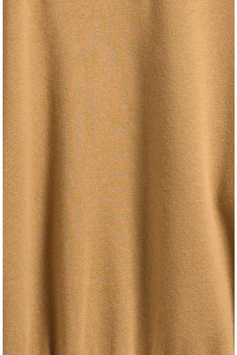Fleeece Funnel Neck Sweatshirt, Alternate, color, CAMEL