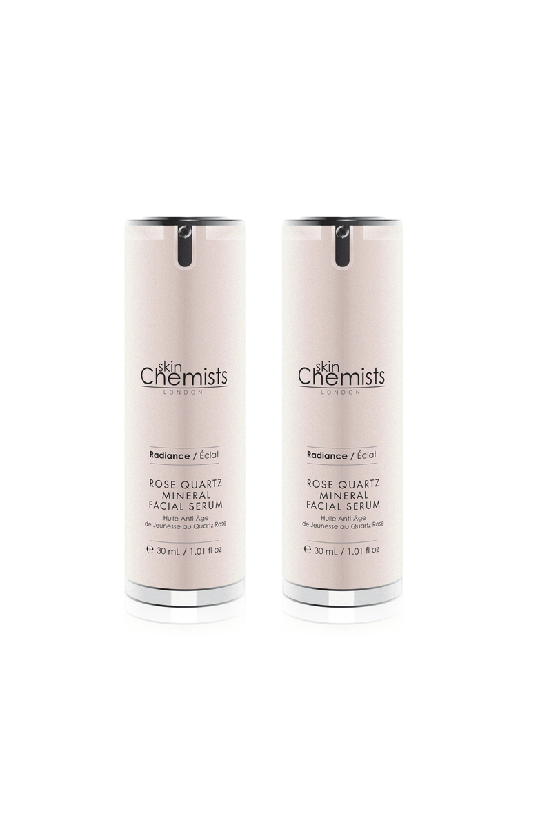 SKINCHEMISTS Rose Quartz Mineral Facial Serum 30ml Twin Savings Pack, Main, color, White