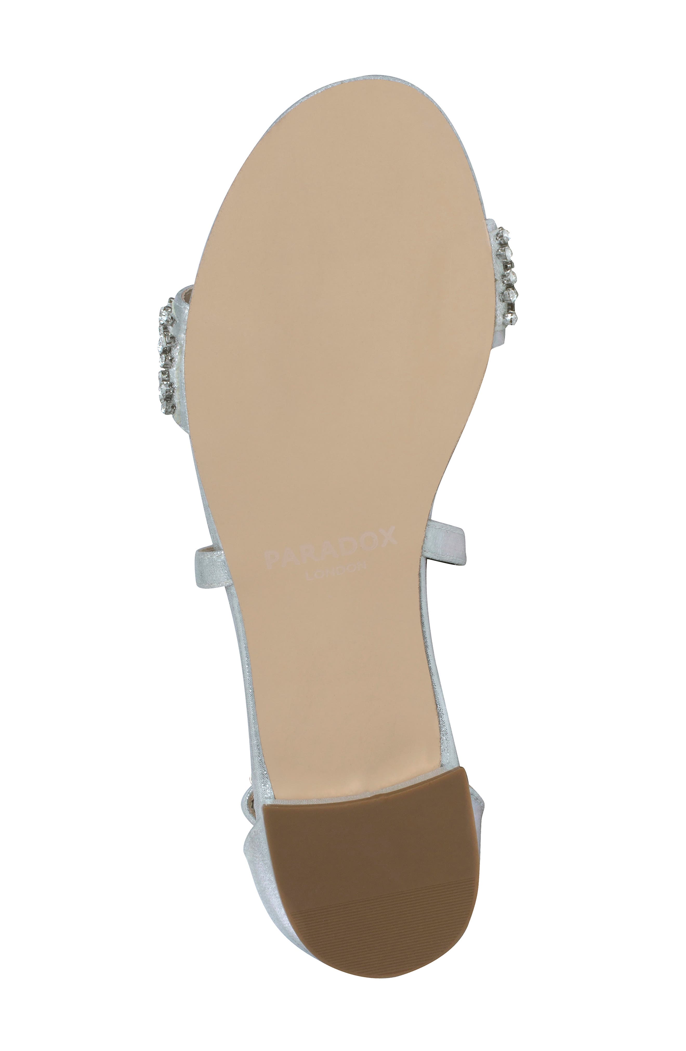 Paradox London Pink Elyse Sandal, Alternate, color, Silver