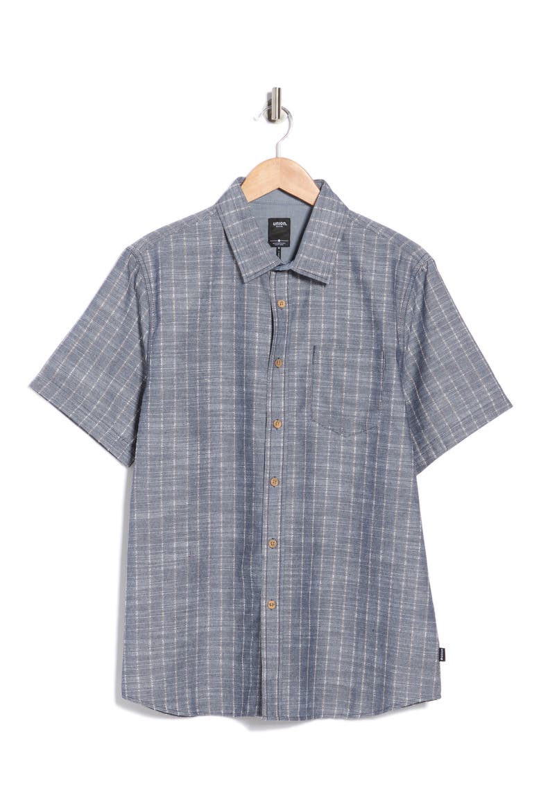 Rio Short Sleeve Shirt, Alternate, color, INDIGO