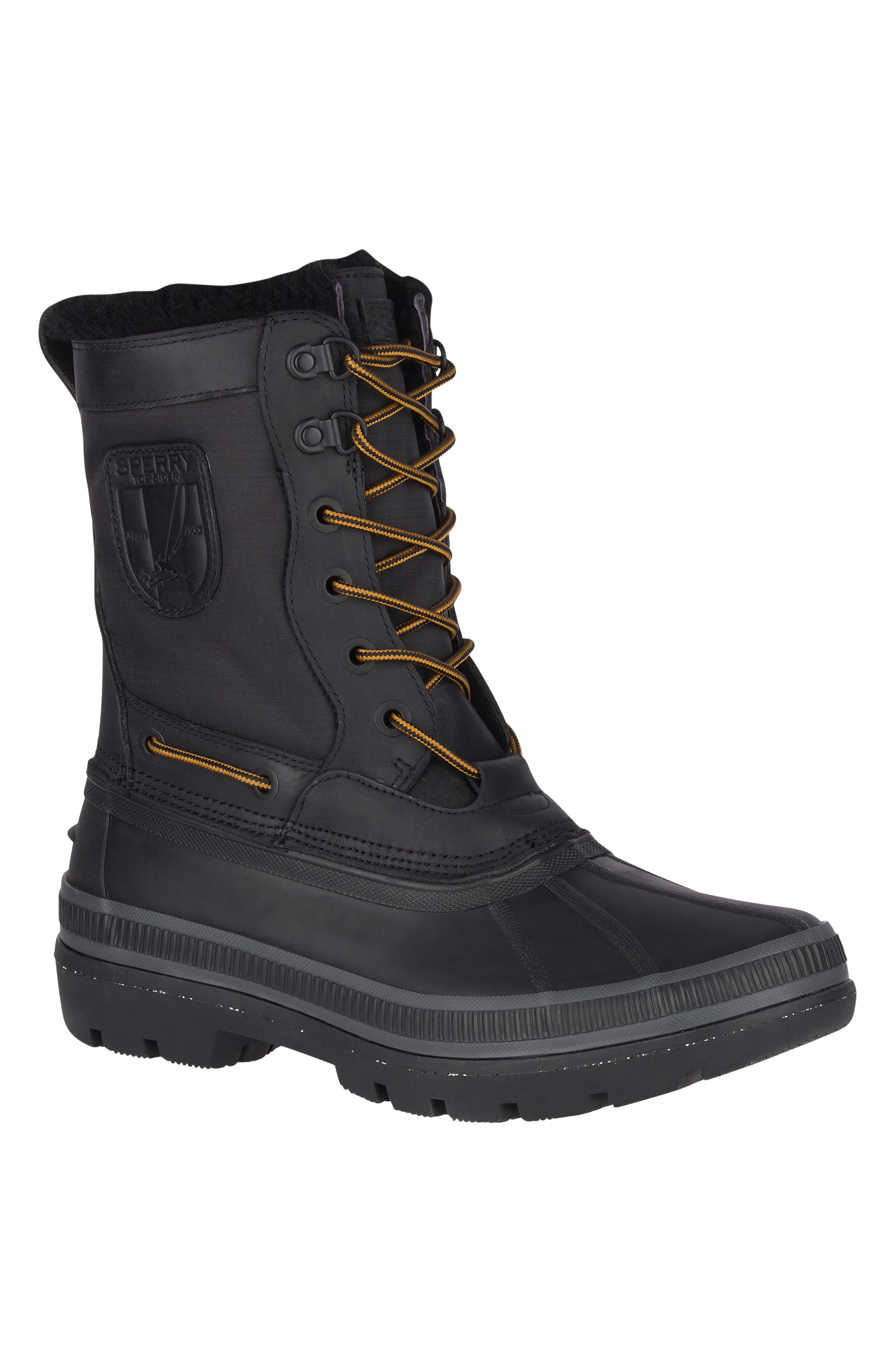 Sperry Ice Bay Tall Waterproof Snow Boot, Main, color, 