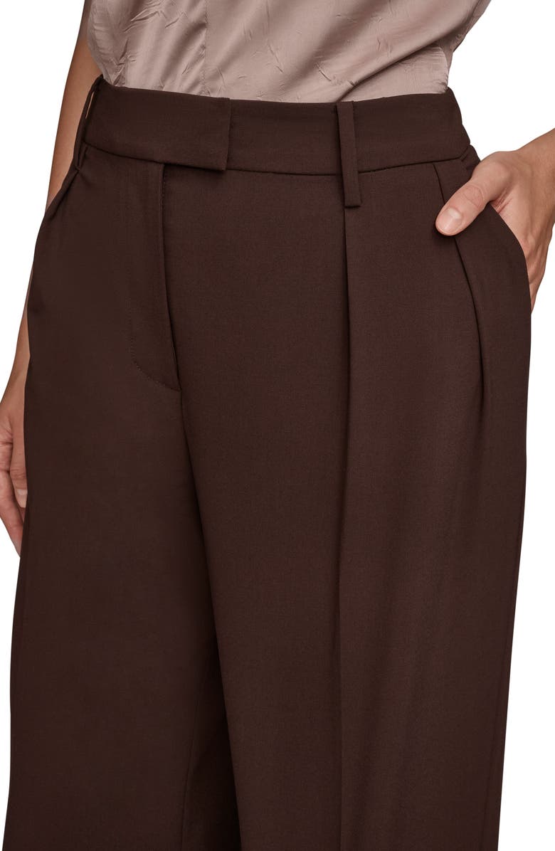 Donna Karan New York Wide Leg Pants, Alternate, color, Chocolate