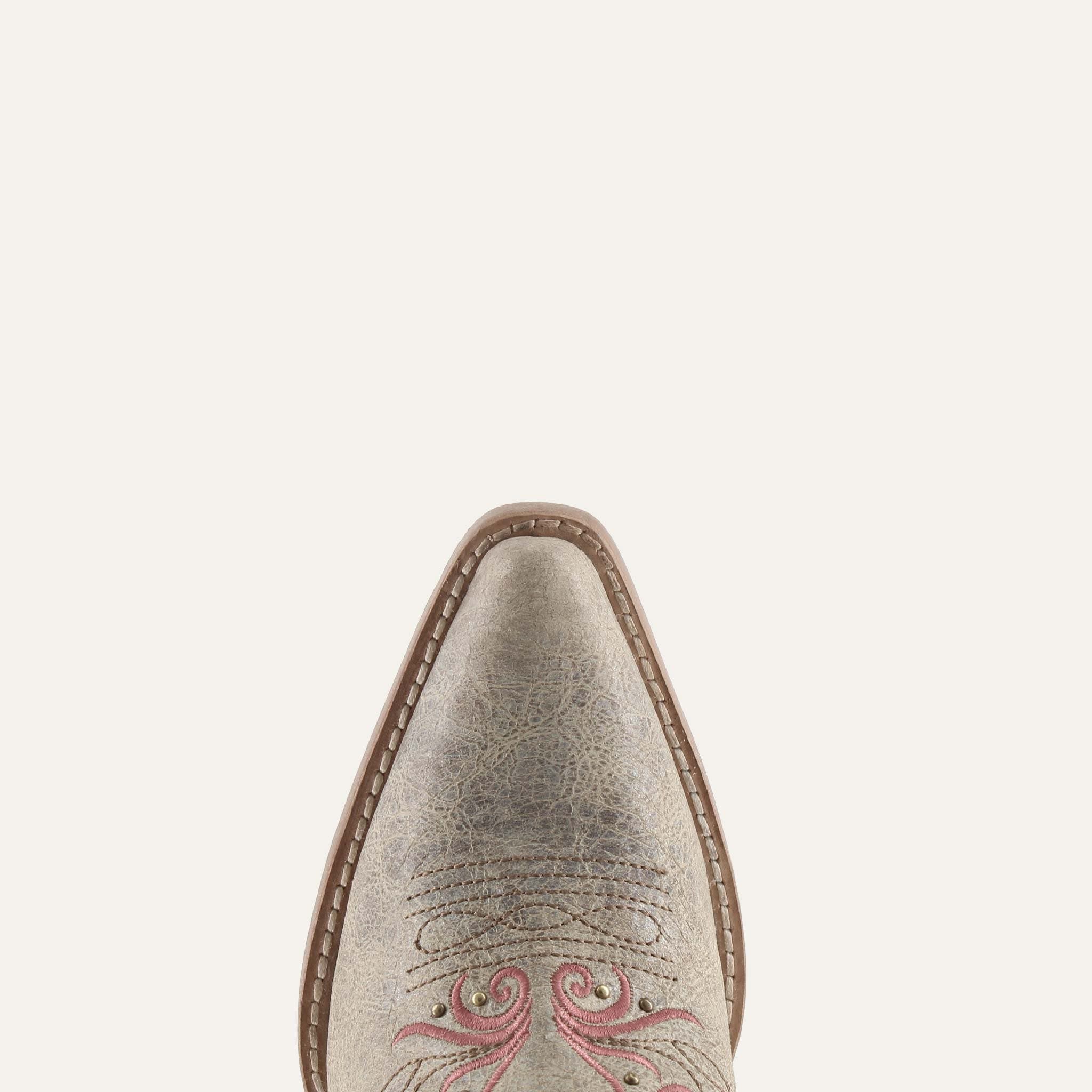 Buck & Brana Madison Leather Boots, Alternate, color, White/Grey