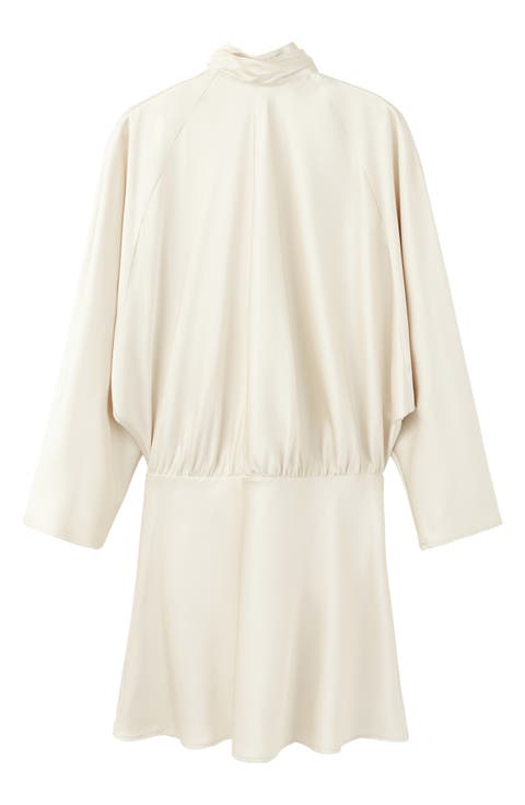 Olivia Mock Neck Minidress