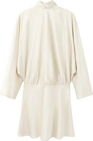 MANGO Olivia Mock Neck Minidress