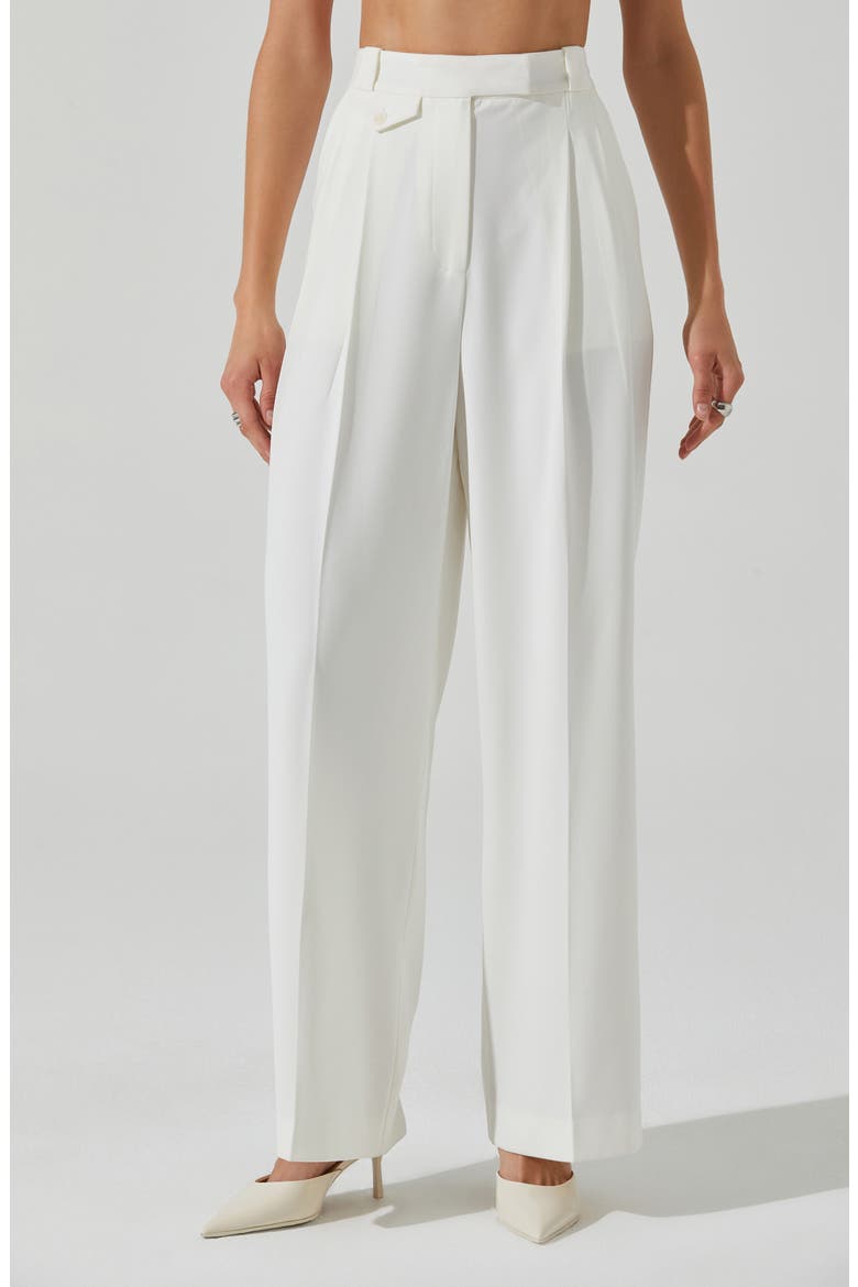 Bryony High Waist Wide Leg Pants, Alternate, color, OFF WHITE