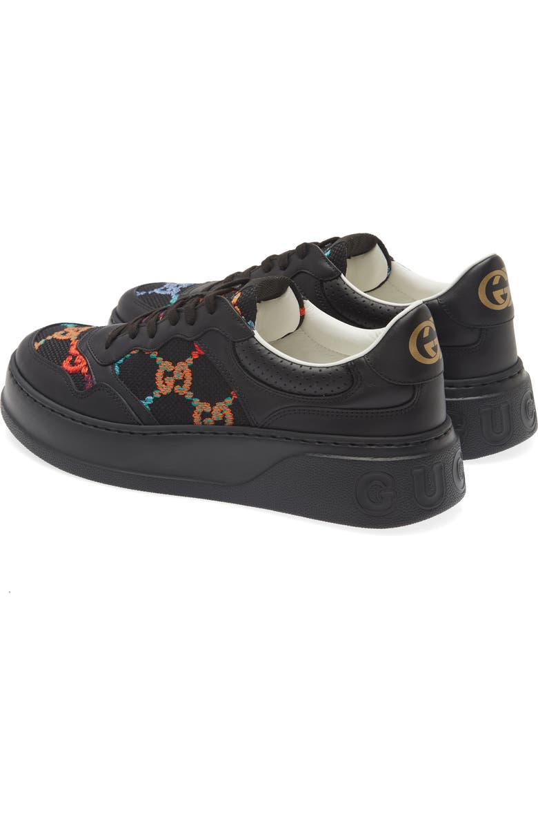 Gucci Chunky B Embroidered Sneaker, Alternate, color,