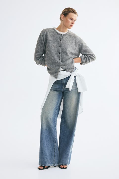 Loose-fit cardigan