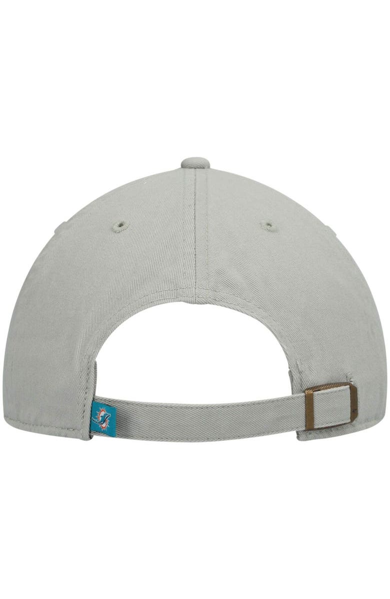 '47 Men's '47 Gray Miami Dolphins Clean Up Adjustable Hat, Alternate, color, Gray