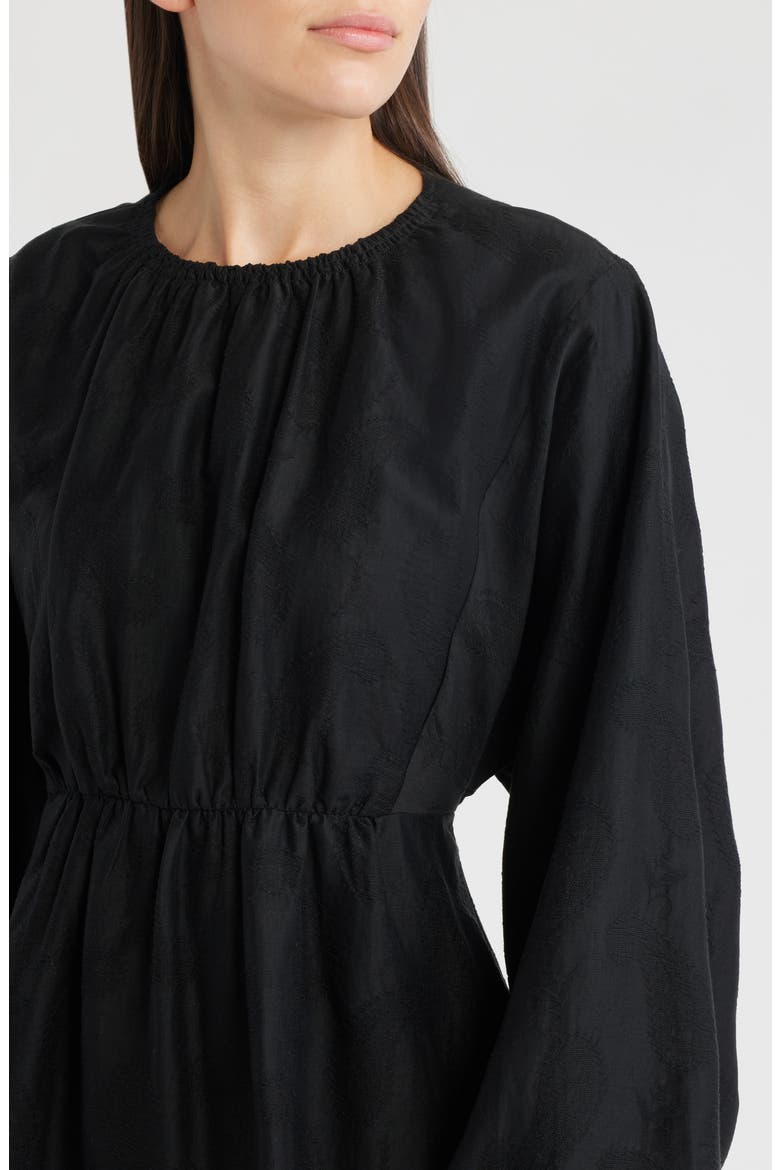 Oellit Long Sleeve Dress, Alternate, color, NOIR