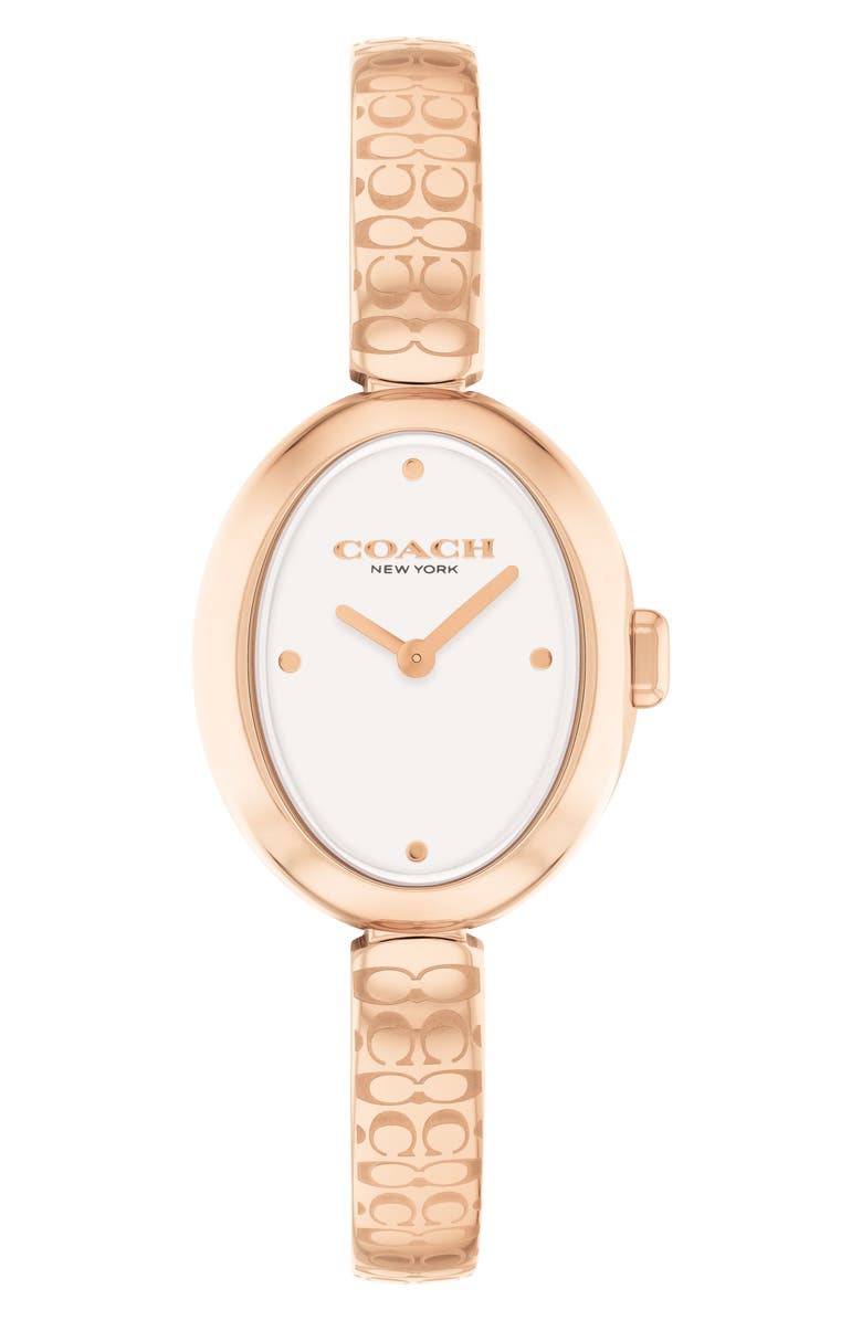 COACH Sammy Bracelet Strap Watch, Main, color, White