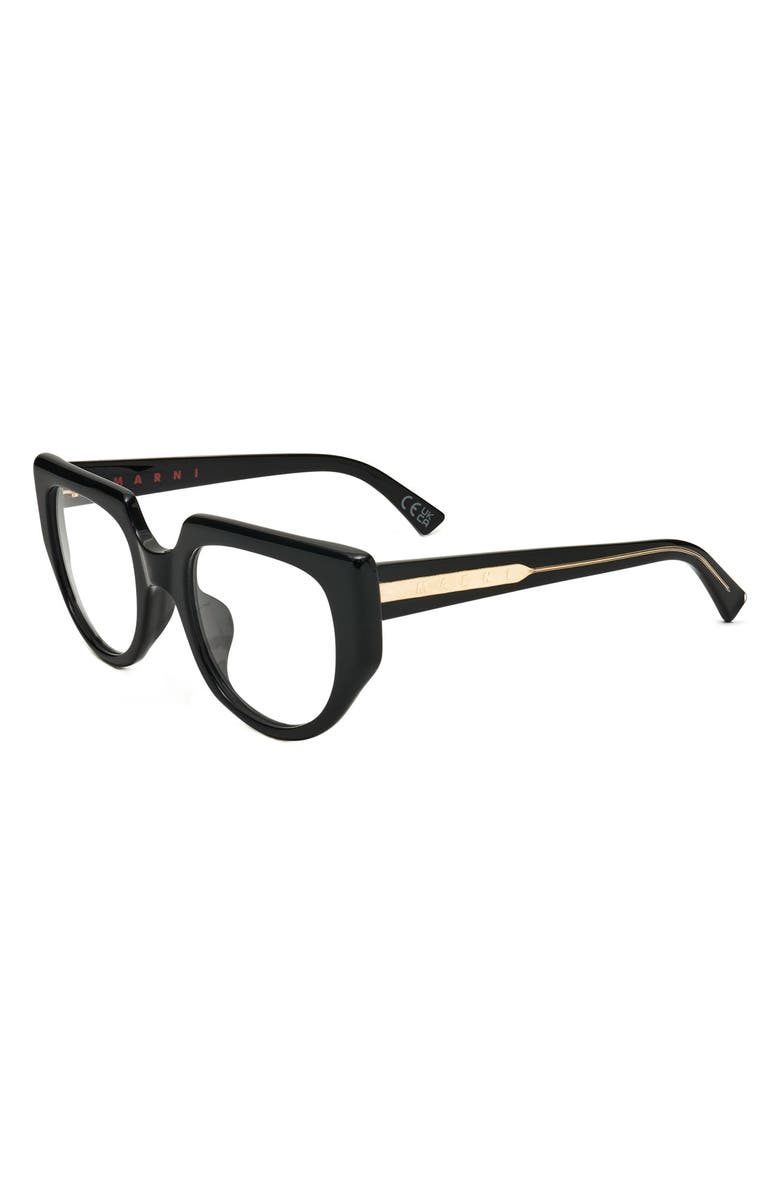 Marni Cat Eye Reading Glasses, Alternate, color, Black