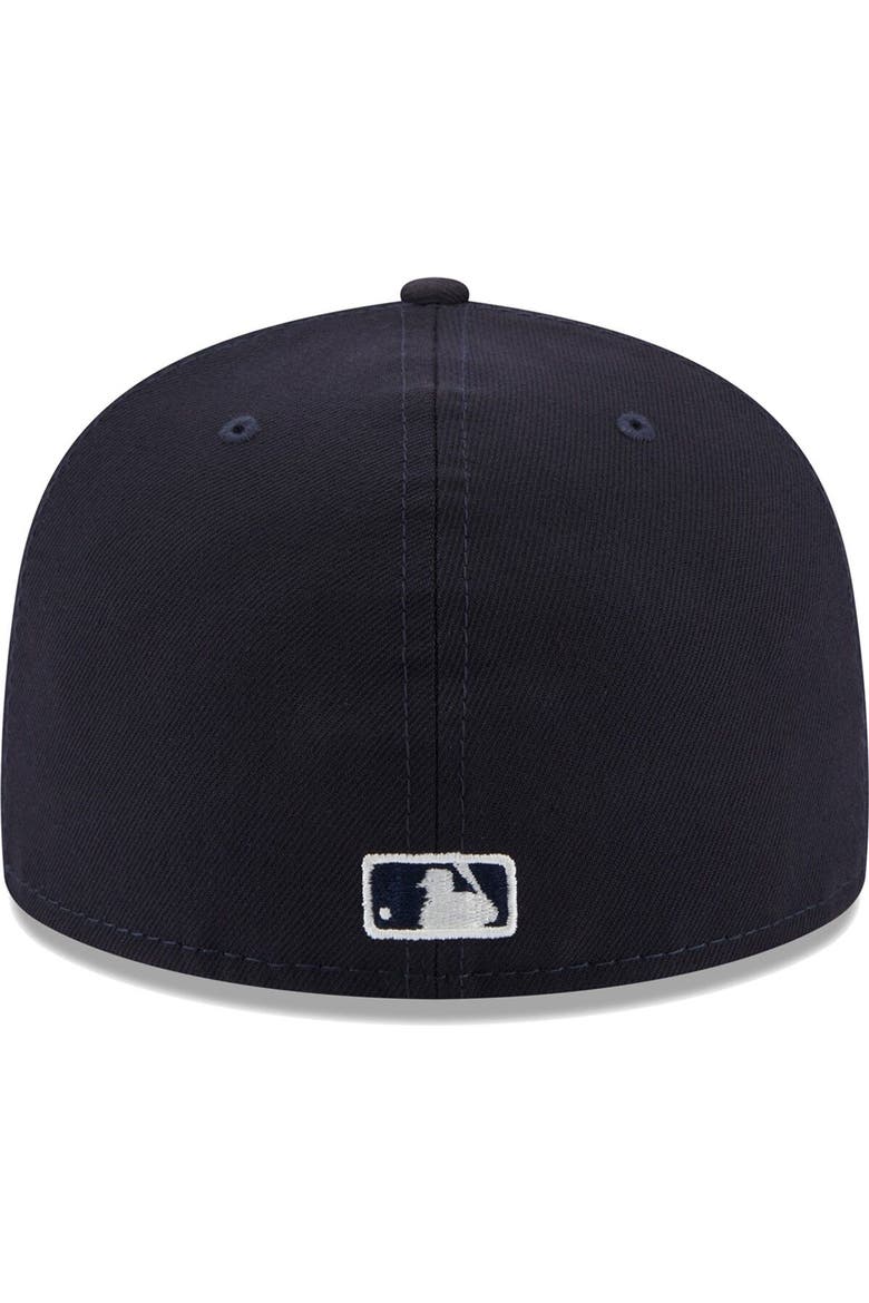Men's New Era Navy New York Yankees 100th Anniversary Spring Training Botanical 59FIFTY Fitted Hat, Alternate, color, Navy