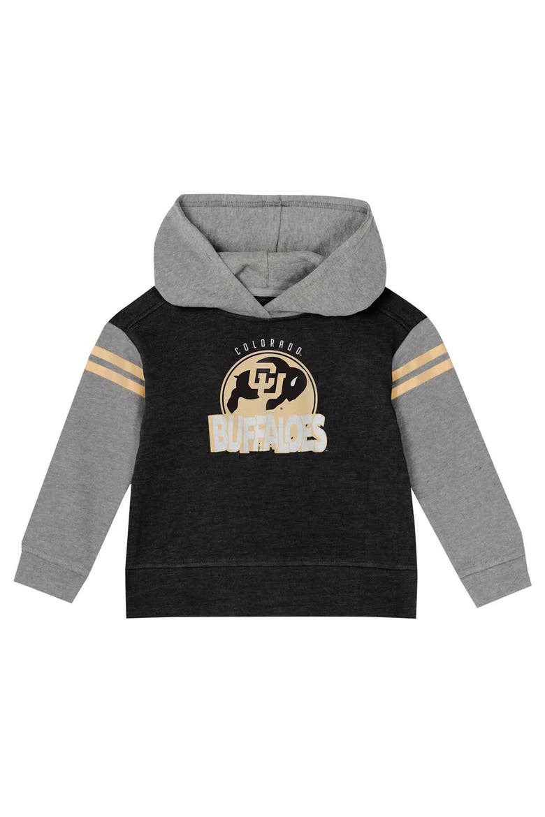 Girls Infant Black Colorado Buffaloes Clubhouse Pullover Hoodie & Legging Set, Alternate, color, Black