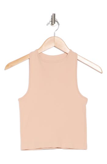 Free People Hayley Racerback Brami Crop Top In Nude