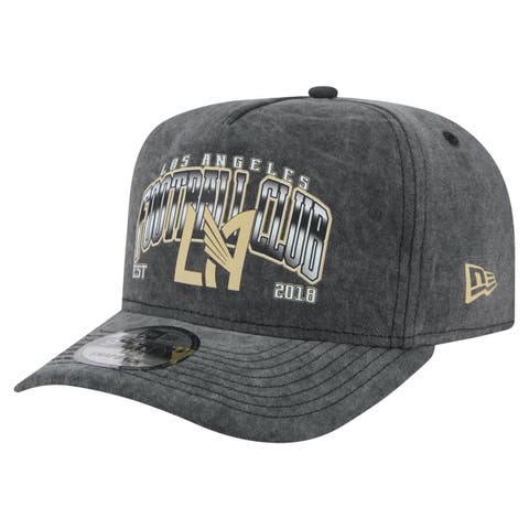 Men's New Era  Black LAFC Washed 9FIFTY A-Frame Adjustable Hat