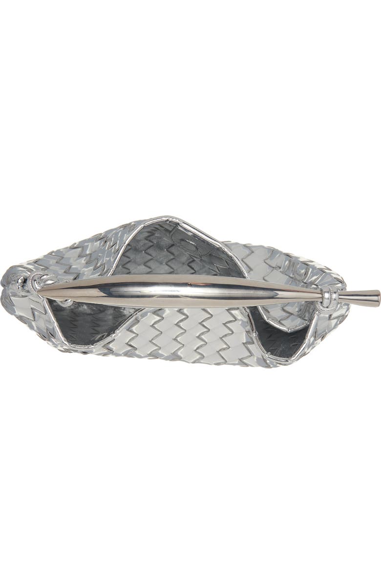 Bottega Veneta Small Sardine Intrecciato Leather Top Handle Bag, Alternate, color, Silver/ Vintage