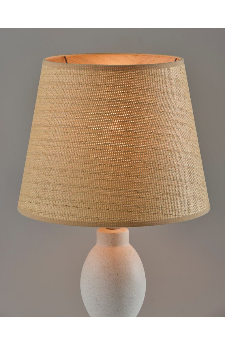 ADESSO LIGHTING Everest Table Lamp, Alternate, color, White Ceramic