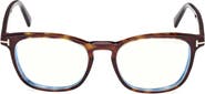TOM FORD 52mm Square Optical Glasses