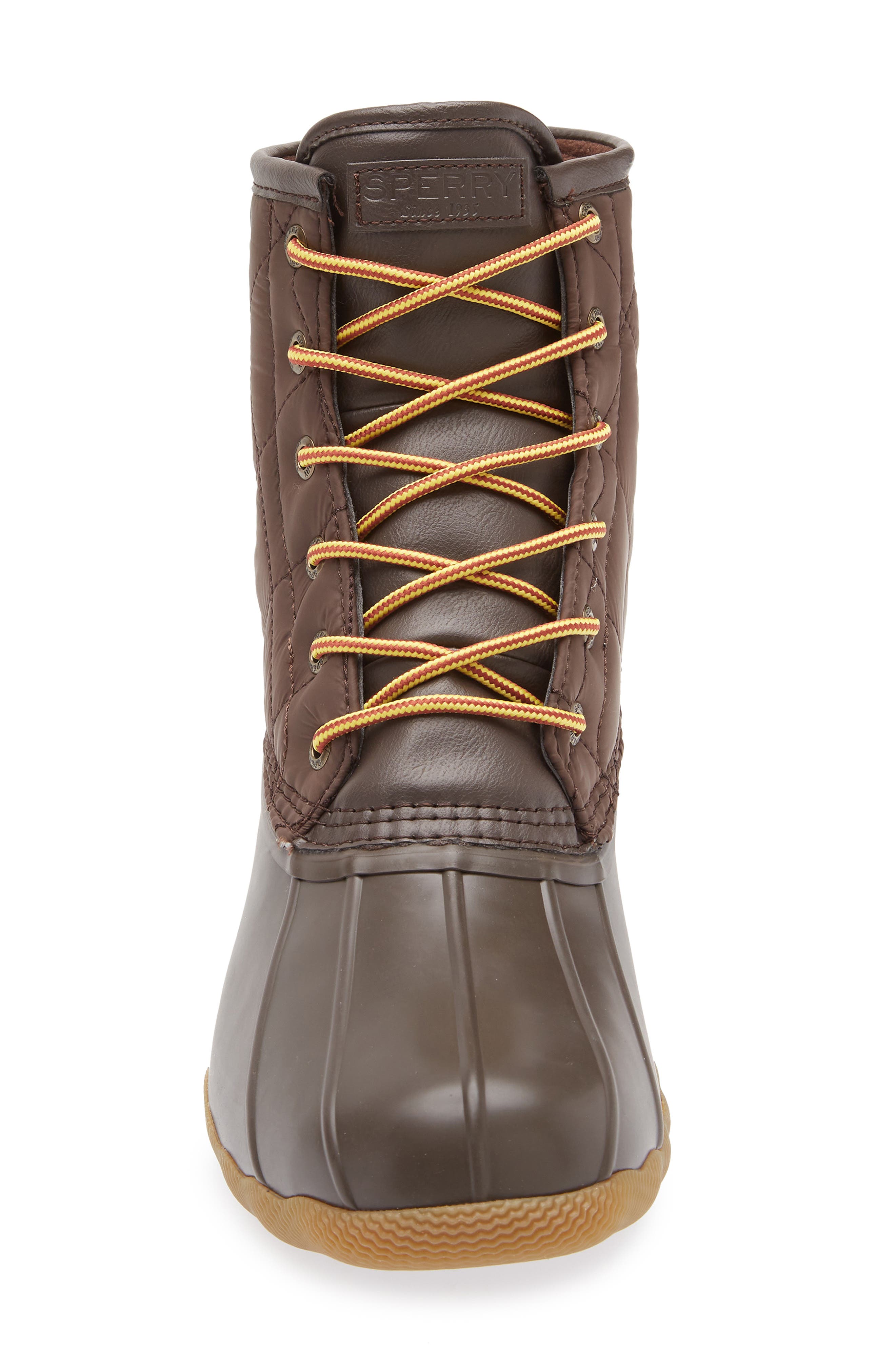 Sperry Saltwater Duck Toe Boot, Alternate, color, Brown