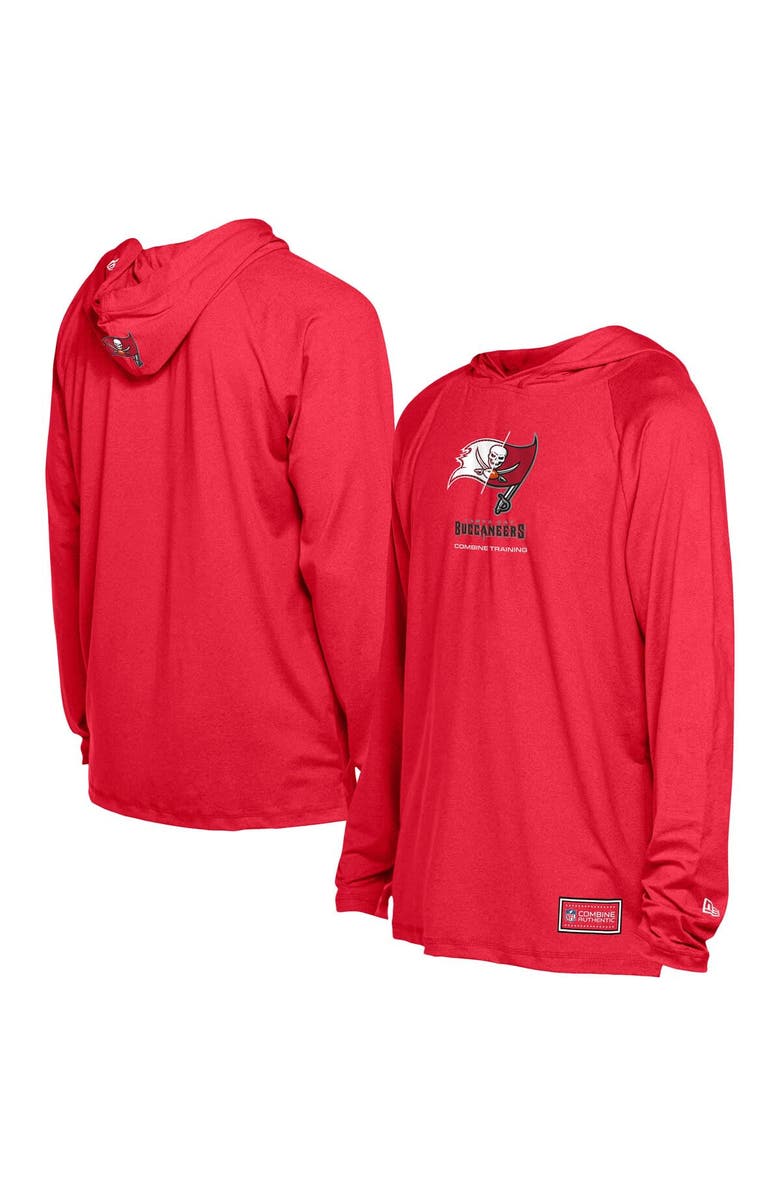 New Era Men's New Era Red Tampa Bay Buccaneers Functional Fandom Hoodie, Main, color, Red