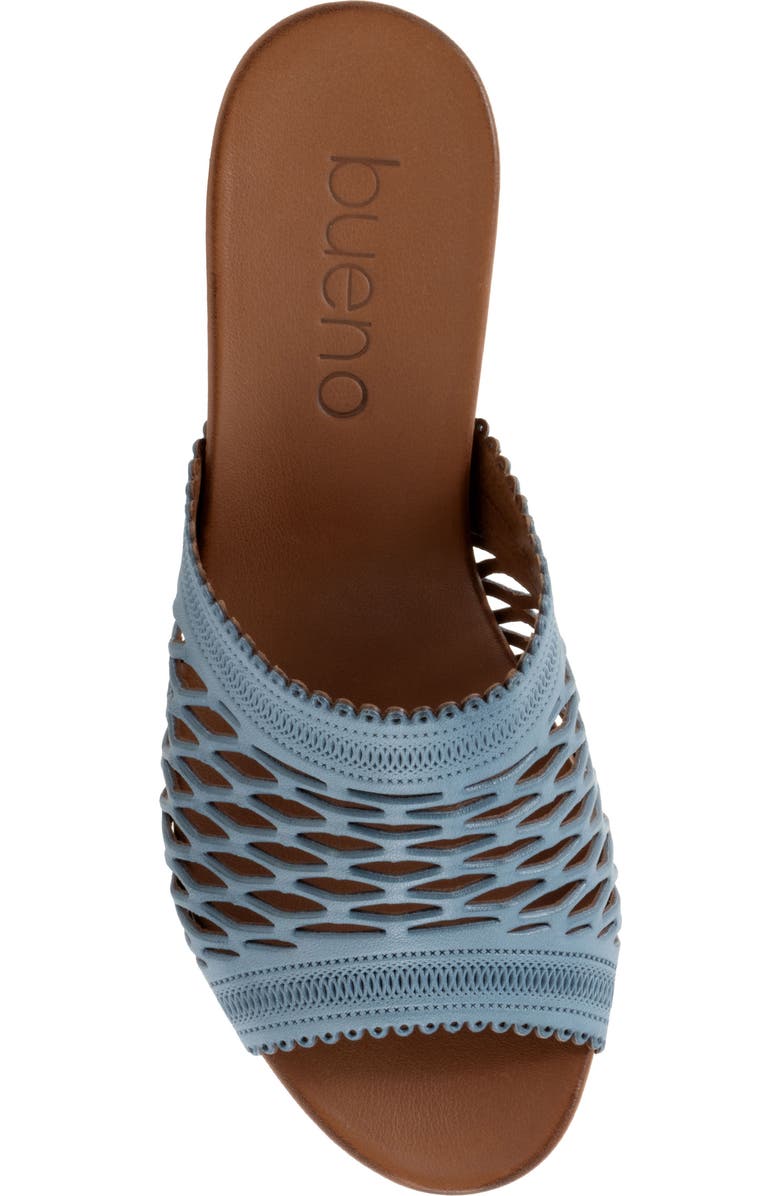 Bueno Lillian Block Heel Sandal, Alternate, color, Denim