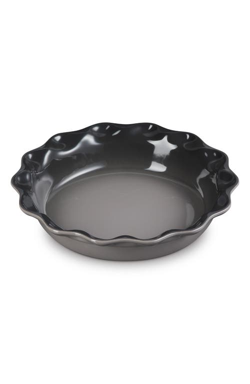 Le Creuset Stoneware Heritage Pie Dish & Fluted Loaf Pan Set In Oyster
