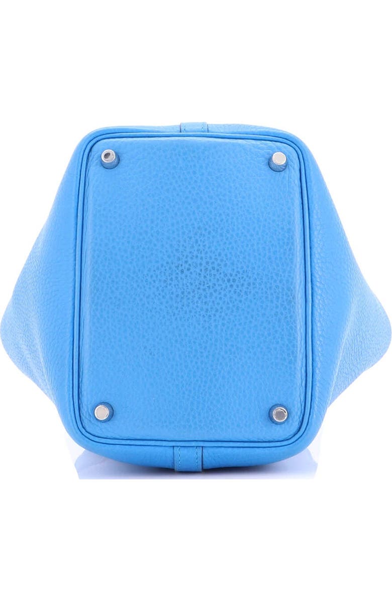Pre-Owned Hermes Picotin Lock Bag Clemence PM, Alternate, color, Bleu Zanzibar