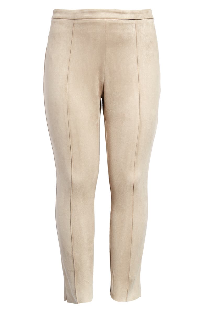 Vince Camuto Faux Suede Leggings, Alternate, color, 