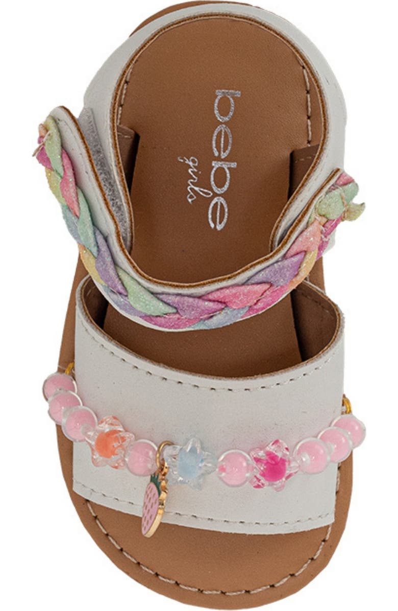 bebe Selah Sandal, Alternate, color, White