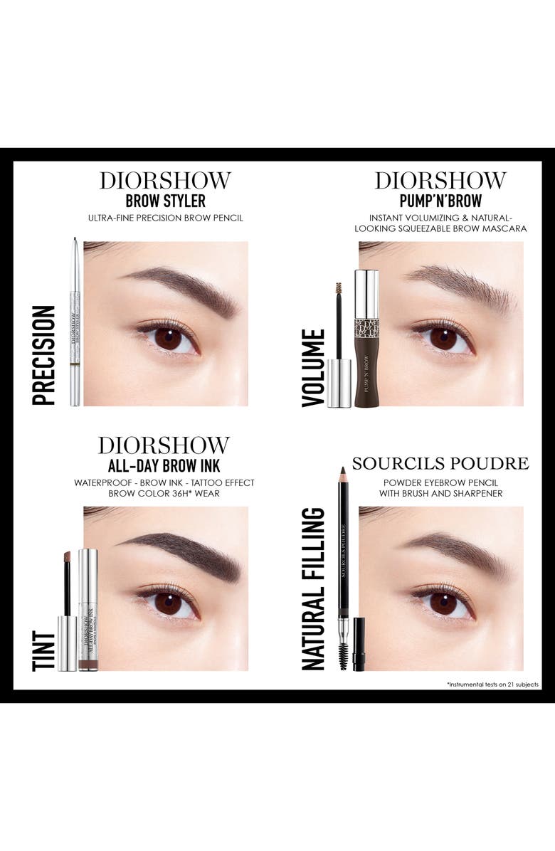 DIOR show Pump n Brow Squeezable Brow Mascara, Alternate, color,