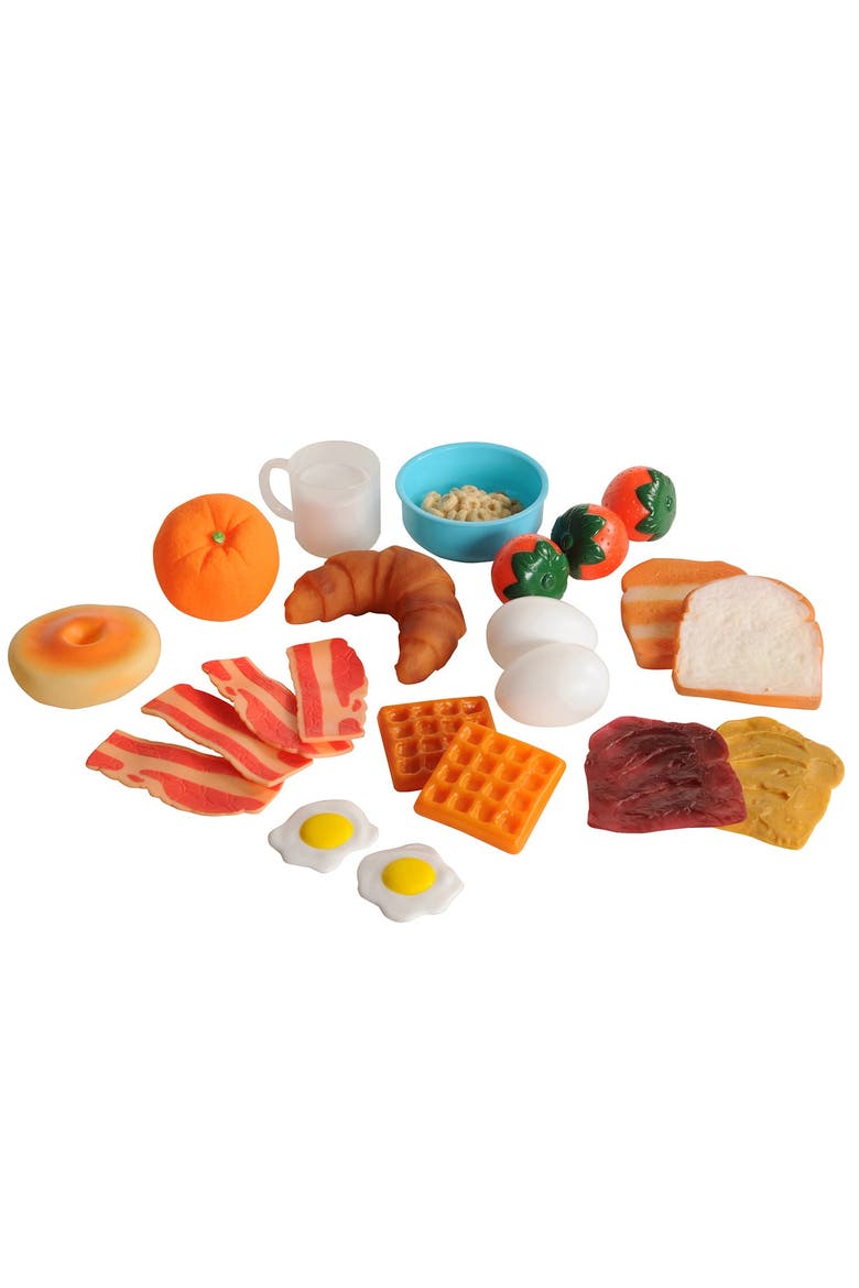 Life-Size Pretend Play Breakfast, Lunch and Dinner Meal Sets, Alternate, color, Multicolored