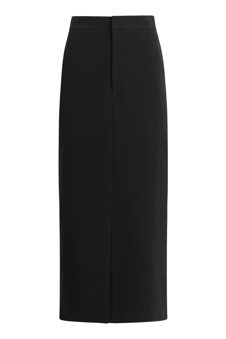 The Meyer Midi Skirt, Alternate, color, BLACK