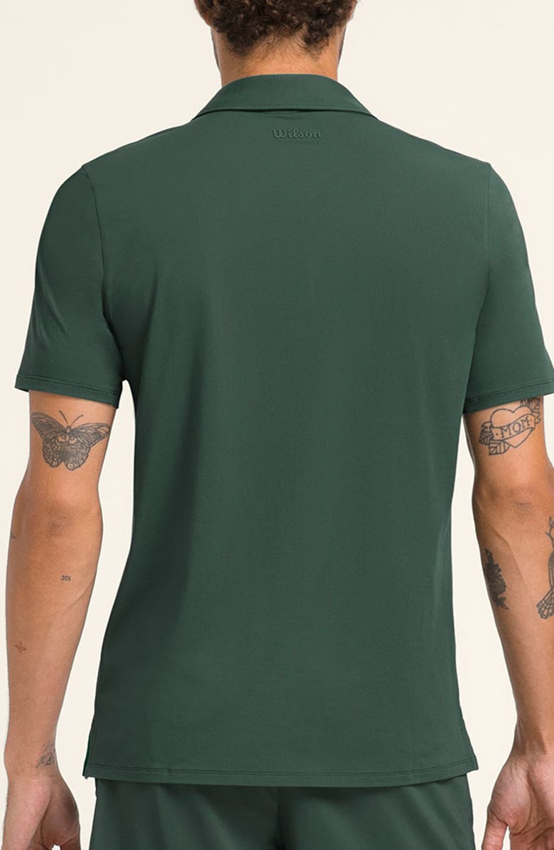 WILSON League Tennis Polo, Alternate, color, Sycamore