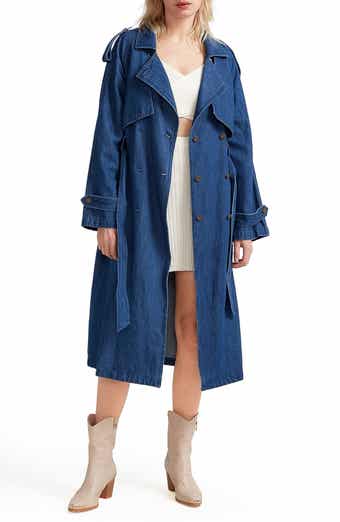 Belle & Bloom Wild Skies Denim Trench Coat
