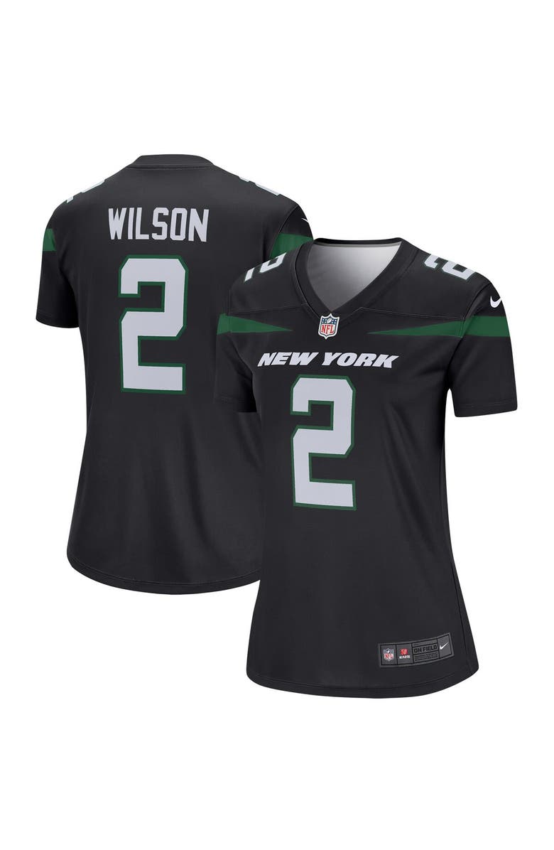 Nike Women's Nike Zach Wilson Black New York Jets Legend Jersey, Main, color, 