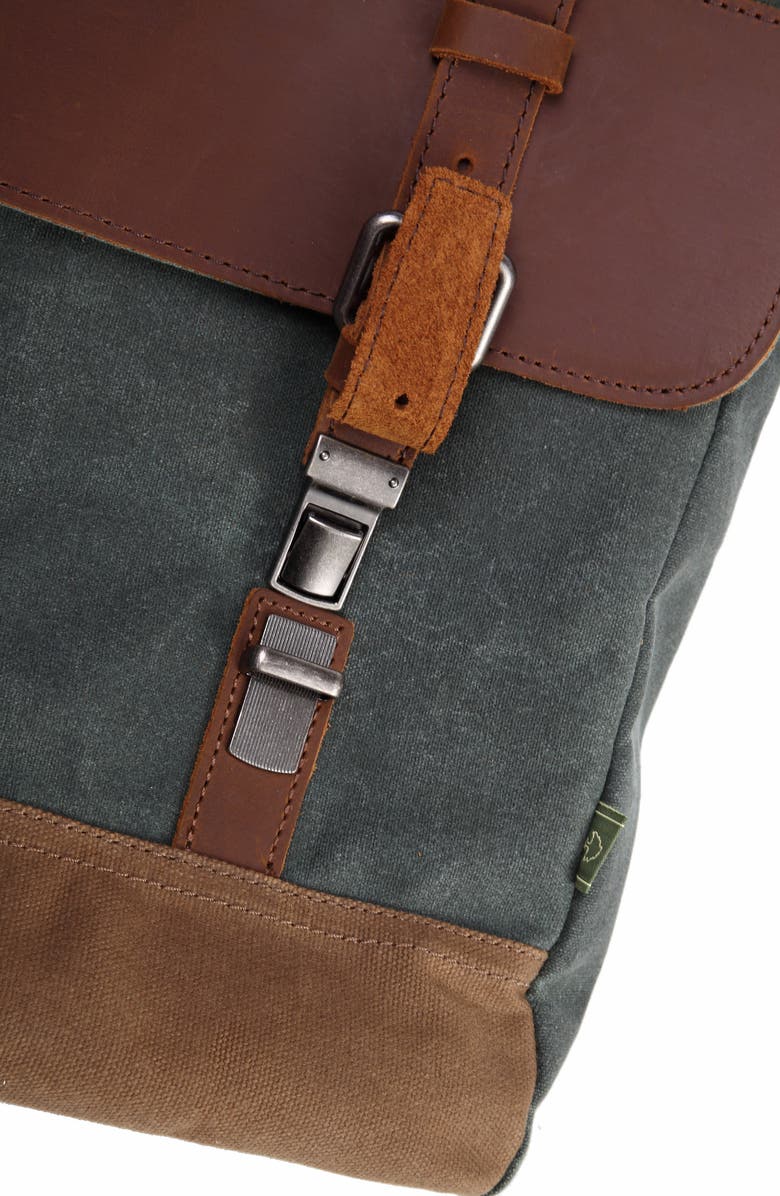 THE SAME DIRECTION Stone Creek Waxed Canvas Briefcase, Alternate, color,