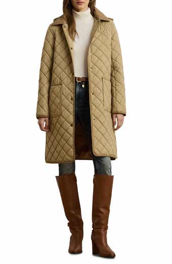 Lauren Ralph Lauren Diamond Quilted Hooded Coat
