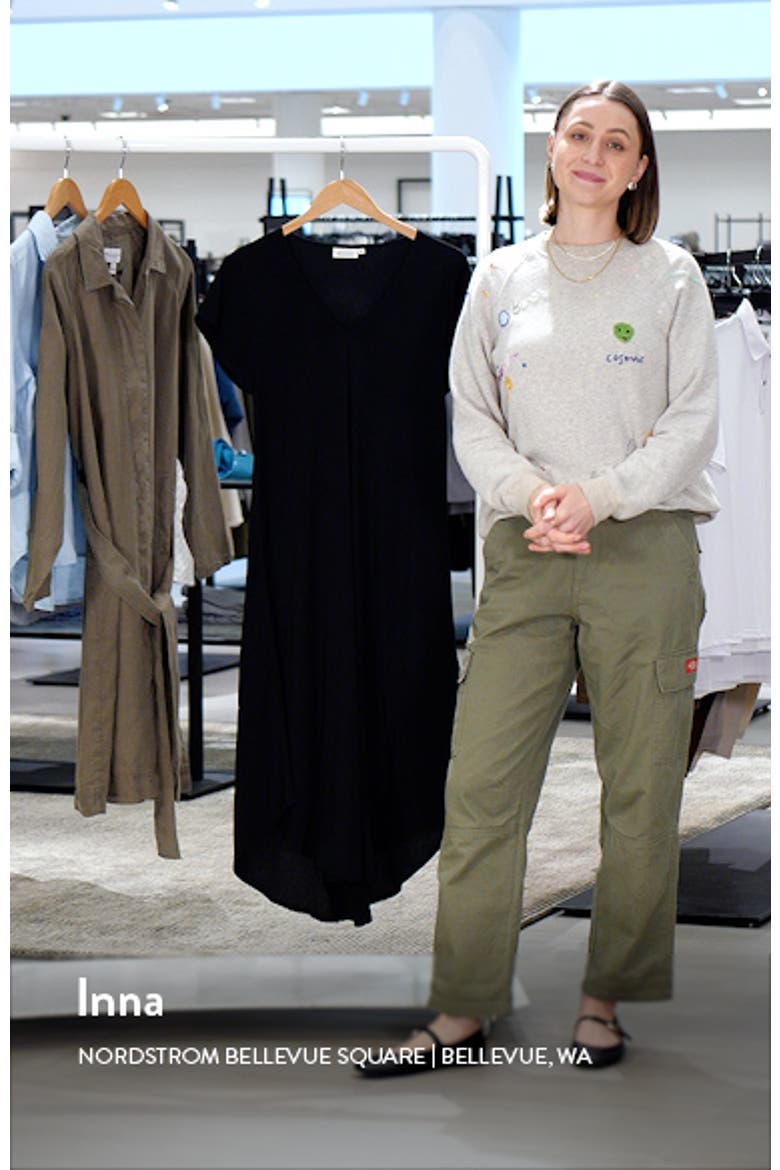 Nebili V-Neck Shift Dress video