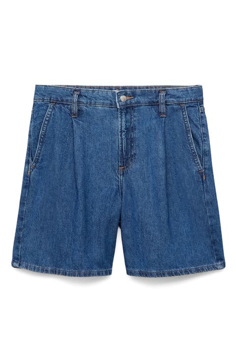 Marina Denim Bermuda Shorts
