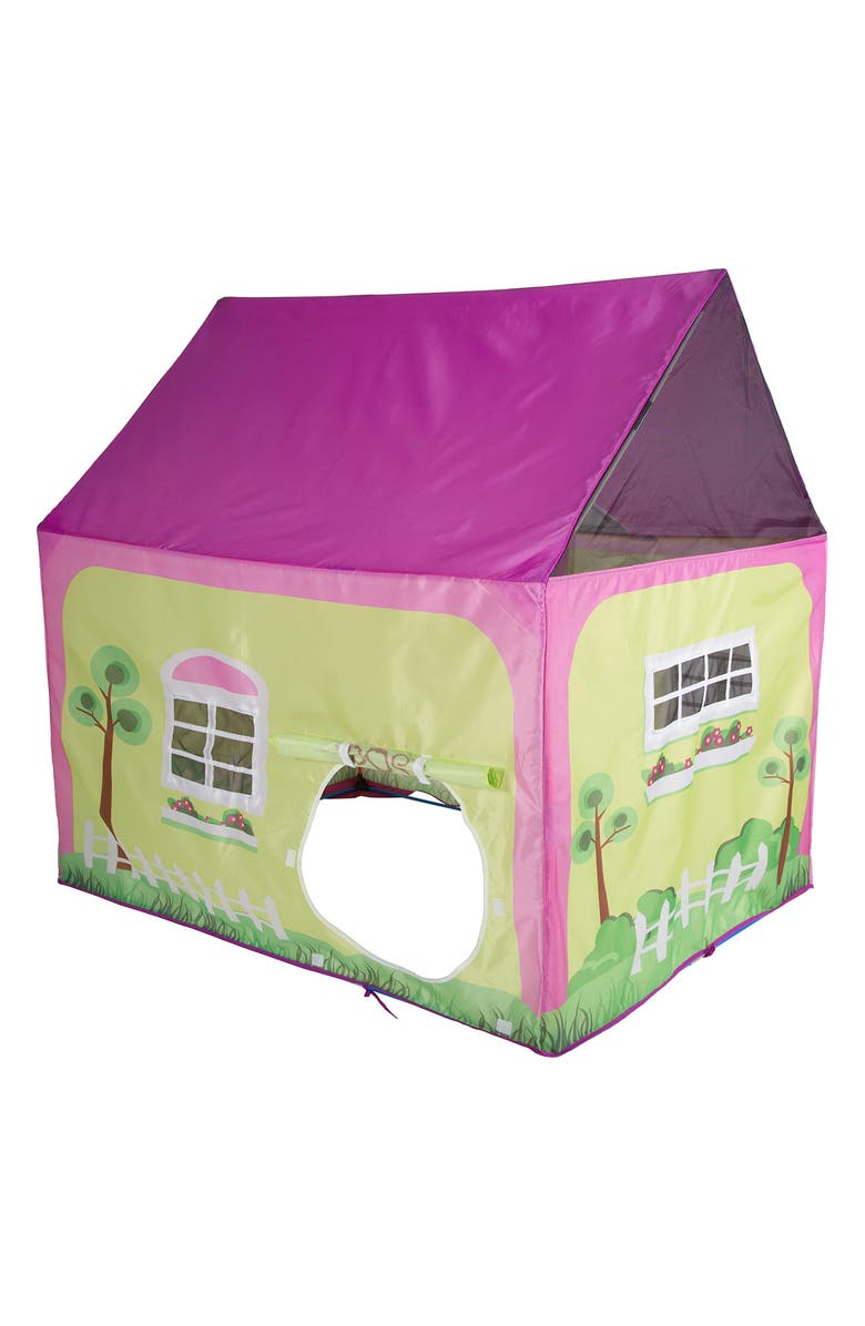 Pacific Play Tents Lil' Cottage House Play Tent, Alternate, color, Purple Green
