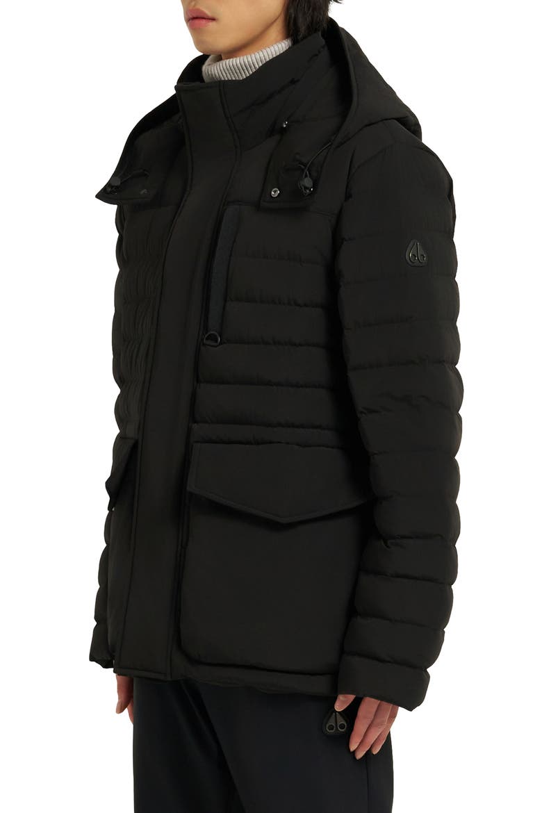 Greystone Down Jacket, Alternate, color, BLACK