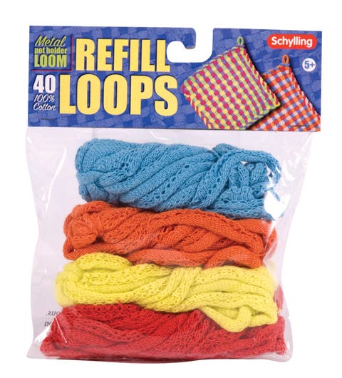 Loop Refill For Metal Potholder Loom Colors Vary
