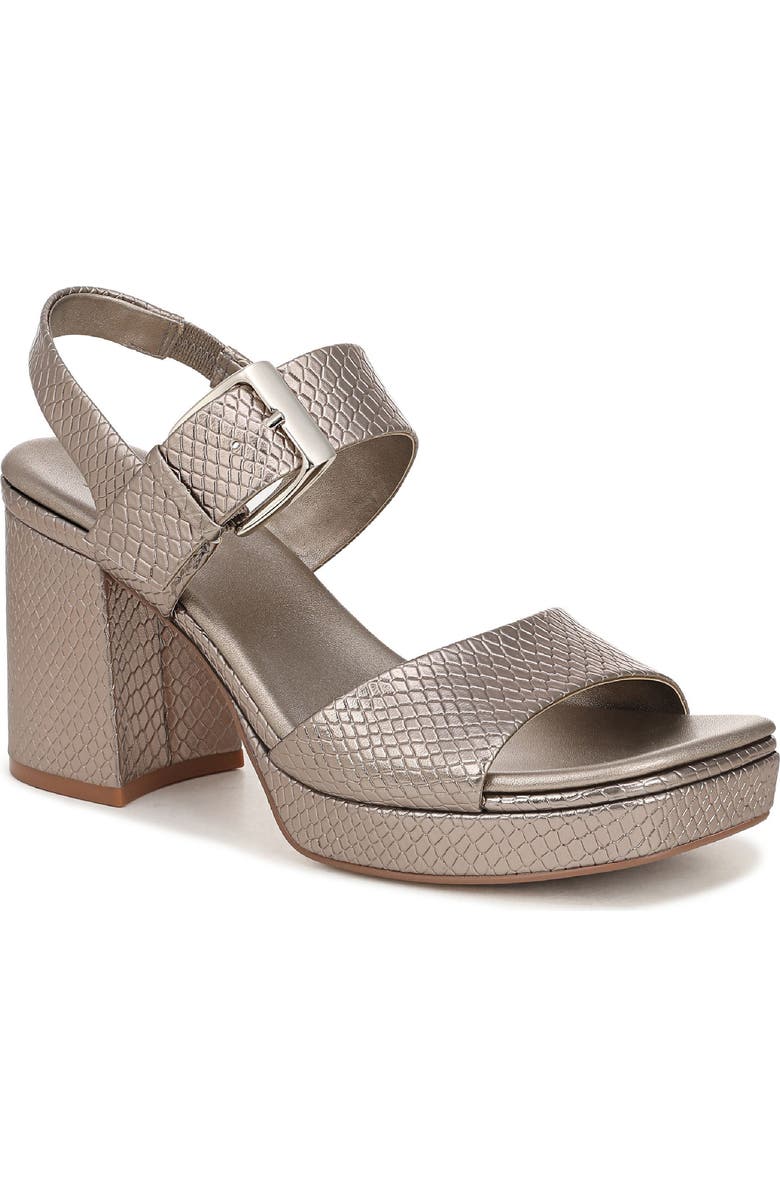 27 EDIT Naturalizer Phillipa Block Heel Sandal, Main, color, Patina Pewter