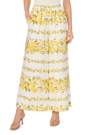 Ted Baker Floral Wide Leg Pants in ULTRA WHITE · Bottom from Nordstrom Rack in a $84.44 outfit